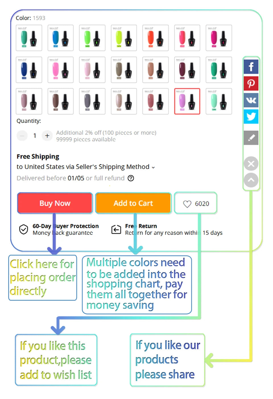 NAILCO 8ml Pink Red Colors Gel Nail Polish Nail Art Varnishes Gel Lacquer Coat LED Nails Manicure Design UV Gel Varnish Soak Off