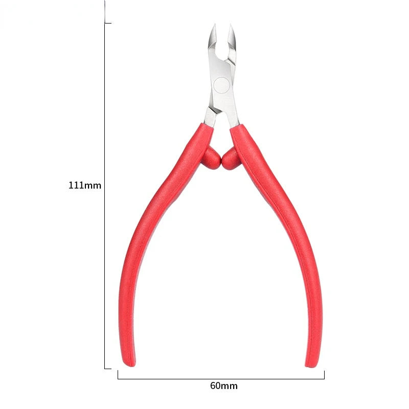 Nail Art Cuticle Nippers Cutter Pliers Dead Skin Remover Manicure Clipper Scissor Pedicure Fingernail Trimming Tool