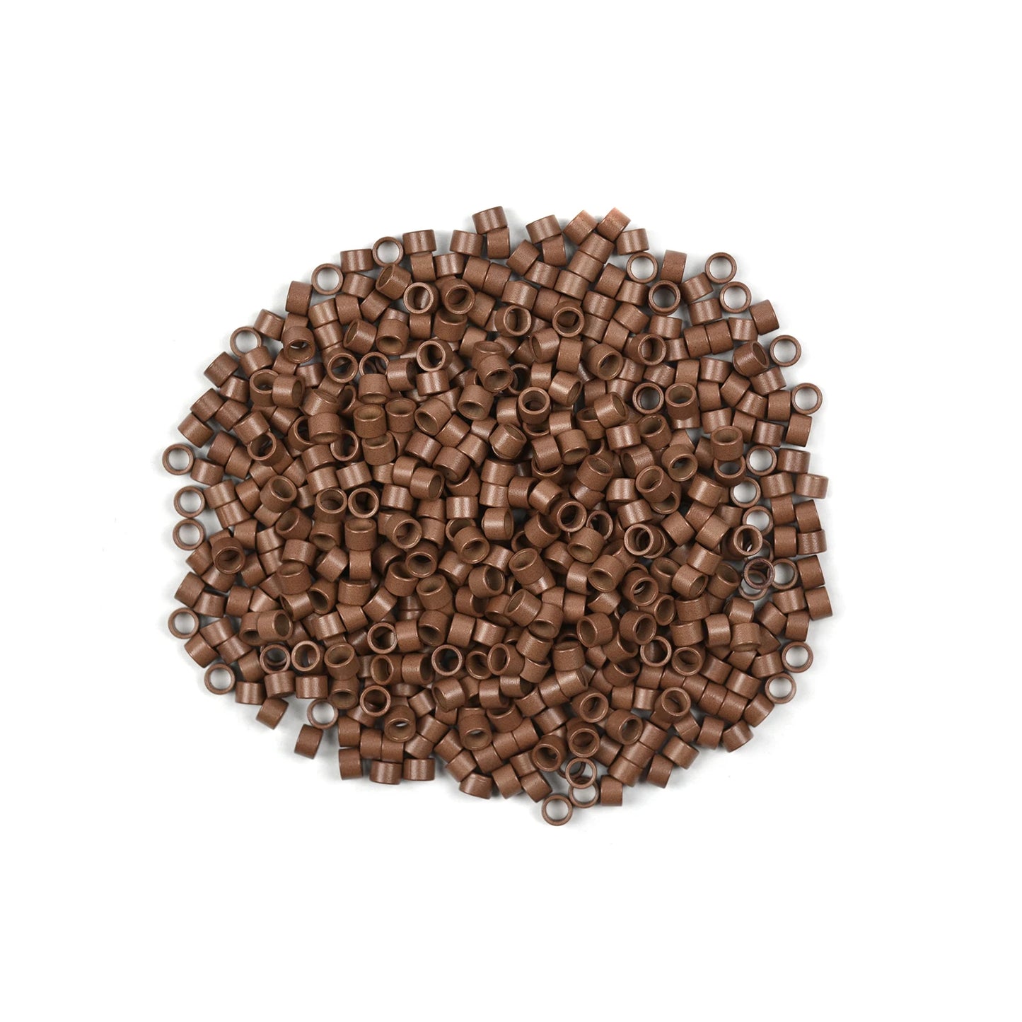 500 Pcs Hair Extension Beads 4.0X2.8X2.8mm 7 Colors Micro Rings/Links/Beads Without Silicone Hair Extensions Tools