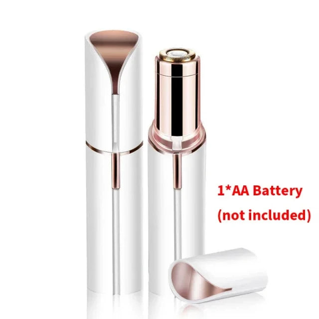 Facial Hair Removal for Women, Mini Hair Remover, Electric Razor Shaver Portable Bikini Epilator for Lips, Chin, Armpit, Peach