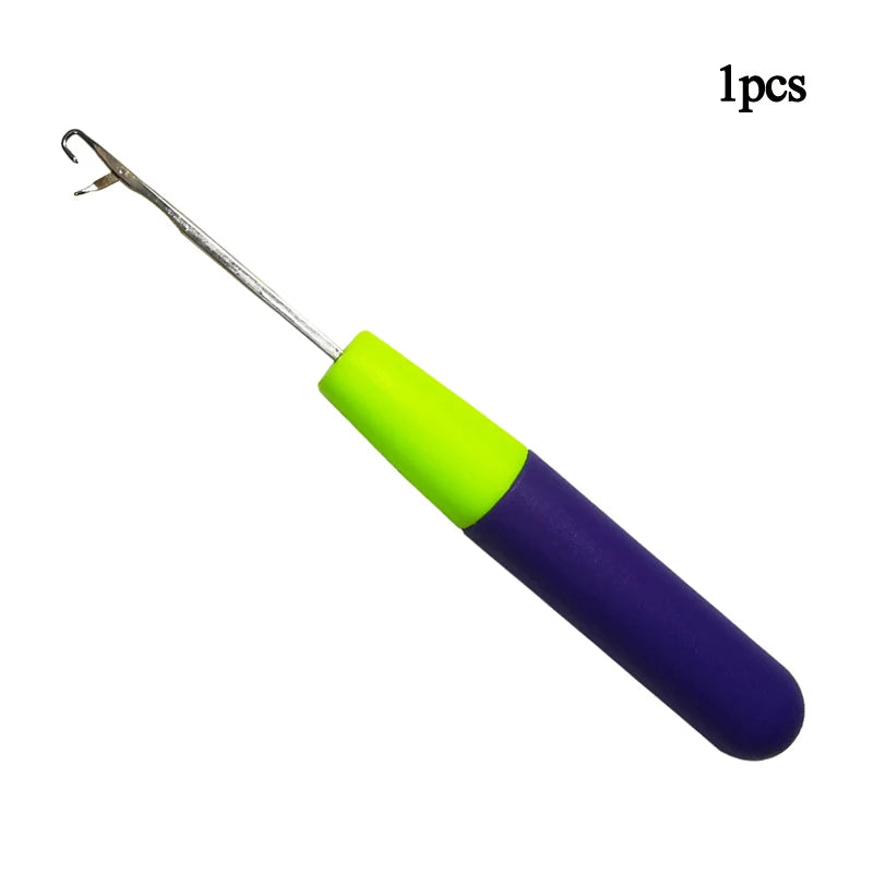 Plastic Latch Crochet Hook Needle for Jumbo Braiding Dreadlock Hair Weaving Extension Tool Knitt Making