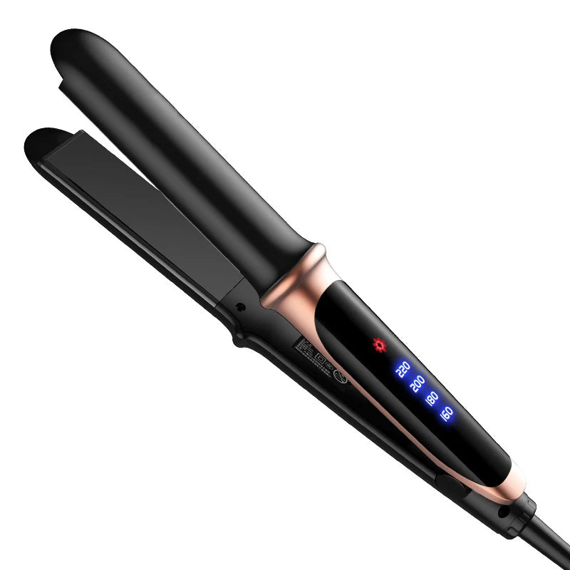 Hair Straightener 2 In 1 For Wet Or Dry Hair Electric Iron Curling Straightening Irons Smoothing Hair Styling Tools