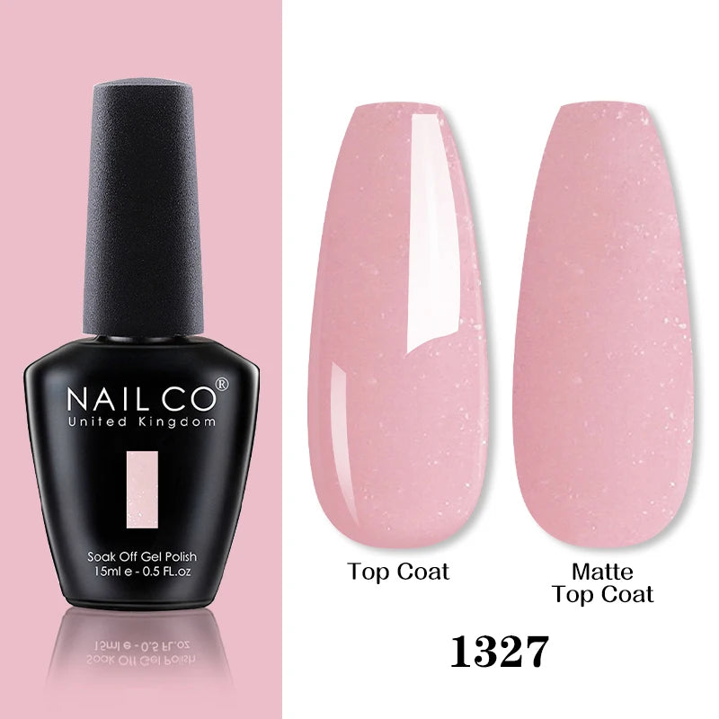 NAILCO 15ML Top coat Base coat Gel nail polish nails art Semi Permanent Lacquer Varnish Hybrid nail supplies for professionals