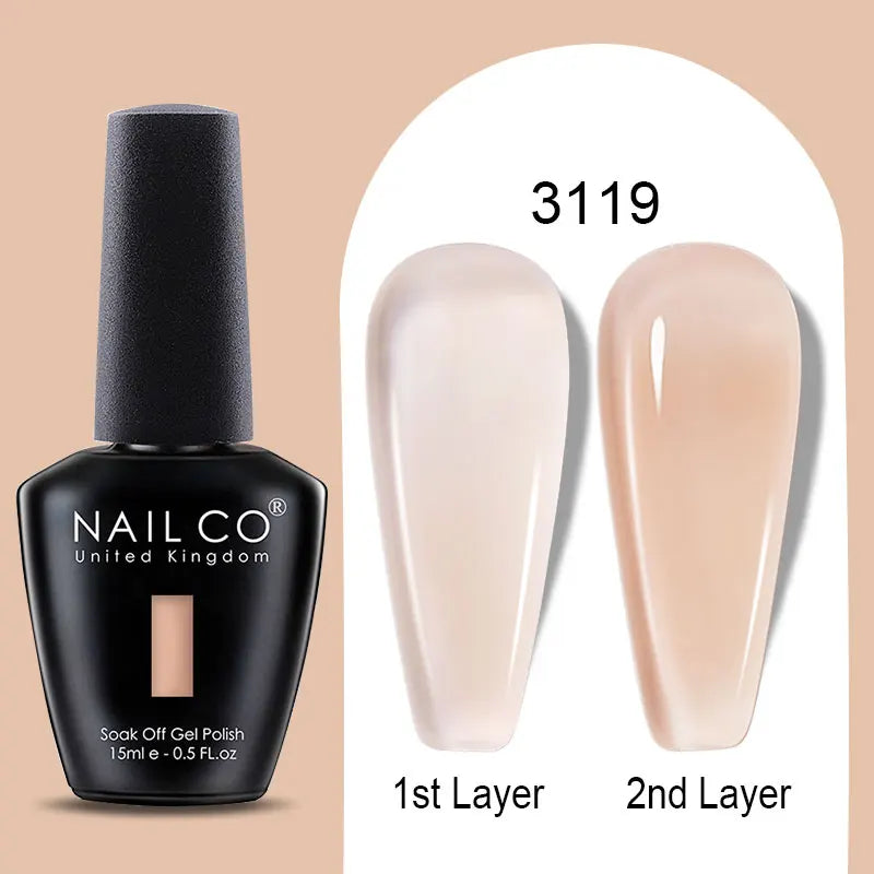 NAILCO 15ml Gel Polish Nail Art Vernis Semi Permanent UV Gel Polish For Manicure Design Hybrid Varnish Summer Nails Products