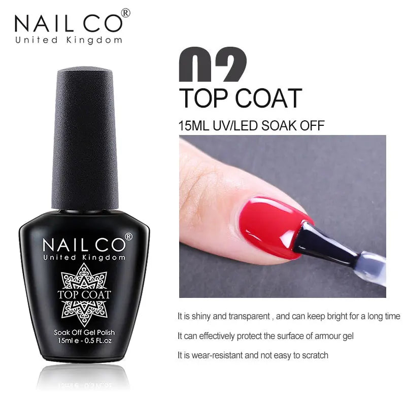 NAILCO 15ml Blue Gel Polish UV Gel Polish Varnish Hybrid DIY Nails For DIY Manicure Semi Permanent Soak Off LED Gel Nail Polish