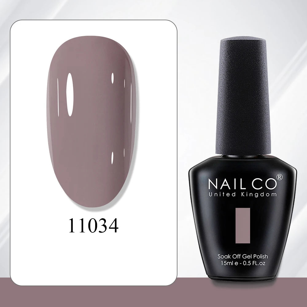 NAILCO 15ml Gel Polish Hema TPO Free Nail Art Semi Permanent UV Varnish Gel Manicure Top Coat Hybrid Gel Glue Nails Supply Ongle