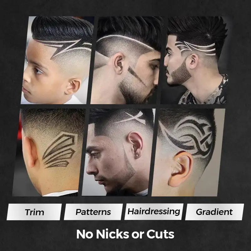 Household Digital Display Professional Electric Hair Clipper Set Portable USB Chargeable Electric Clipper Cordless Hair Trimmer