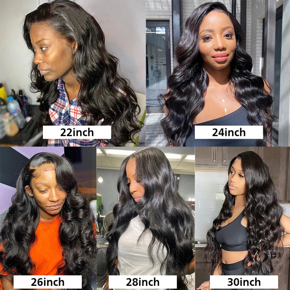 Body Wave Bundles Human Hair Indian Hair Weave Bundles 1/3/4 Pcs Bundles Natural Black 10-30 Inch Remy Hair Extensions Tissage