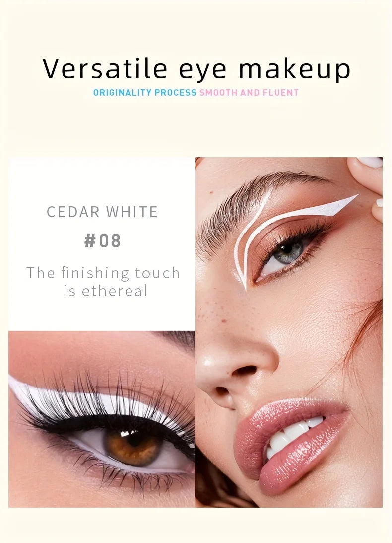 Matte Liquid Eyeliner, Matte Finish, Silky Smooth and Quick-Drying, Long-Lasting, Waterproof and Smudge-Proof,Eye Makeup