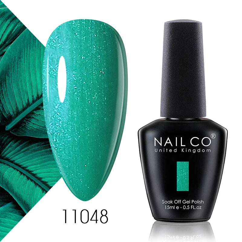 NAILCO 15ml Blue Gel Polish UV Gel Polish Varnish Hybrid DIY Nails For DIY Manicure Semi Permanent Soak Off LED Gel Nail Polish