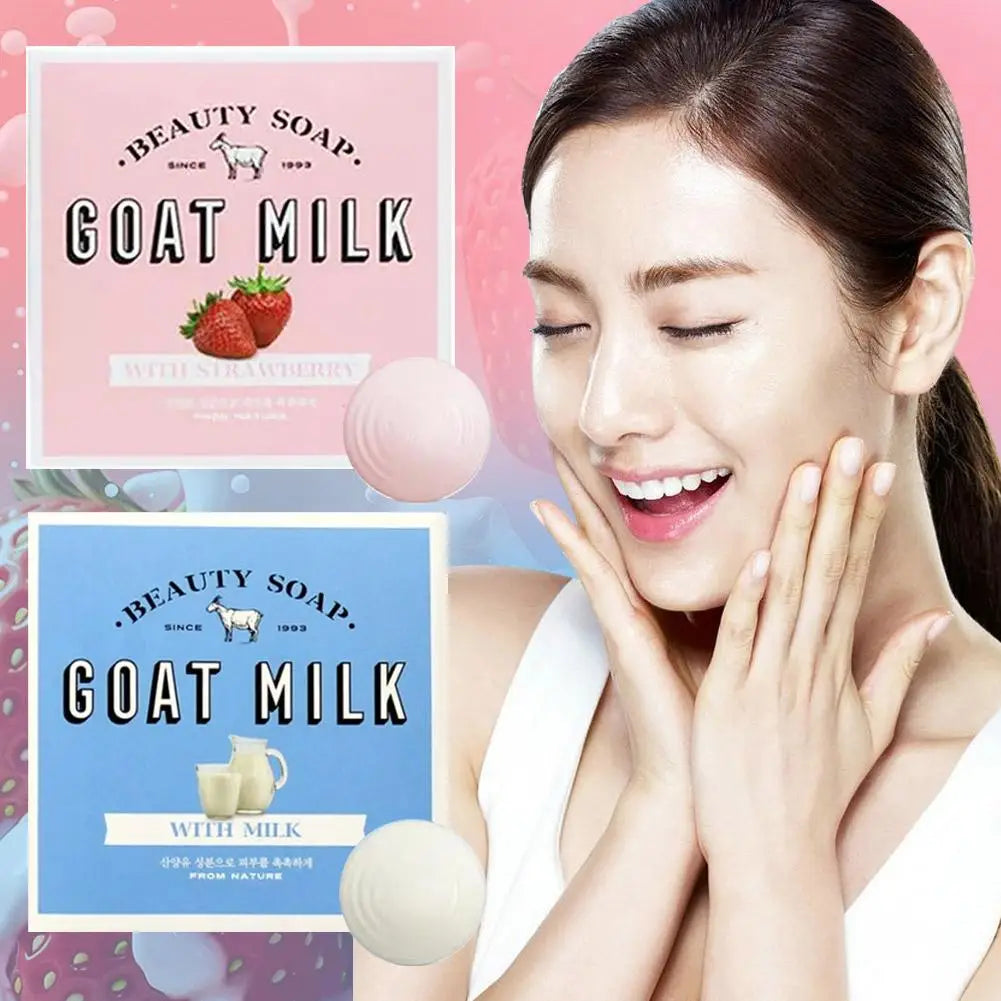 Goat Milk Soap Bar Moisturize,Smooth & Cleanse Skin,Body Wash Shower Soap Gentle Cleansing Nourishing Skin Care For Adults Kids