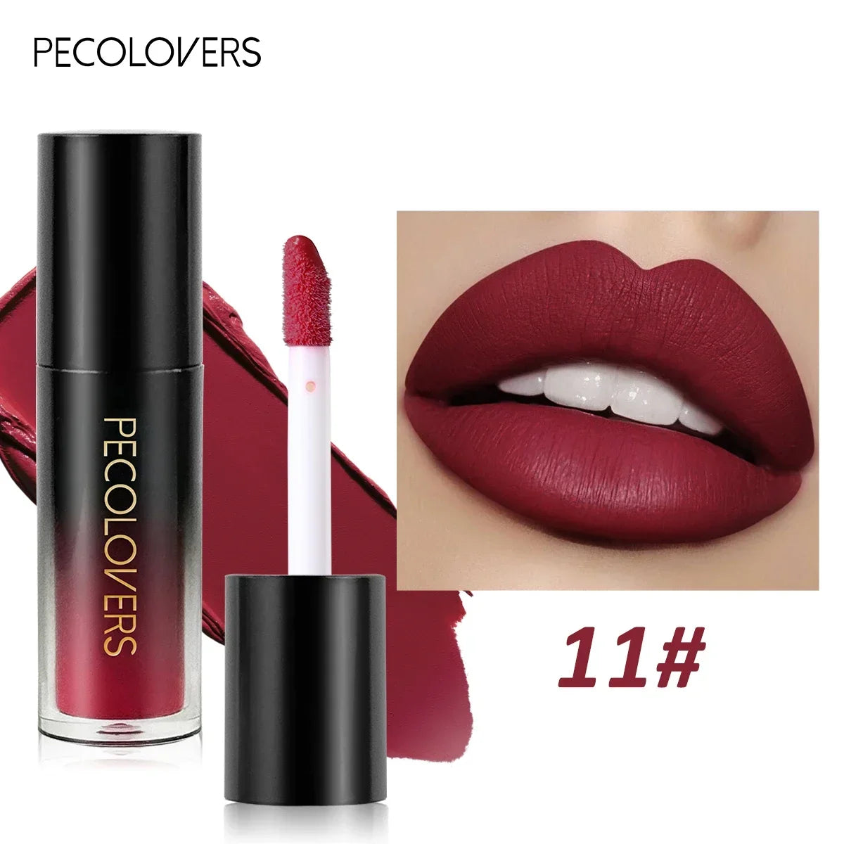 Christmas 1PC Matte Velvet Liquid Lipstick - Non-Sticky Waterproof, Ideal Gift