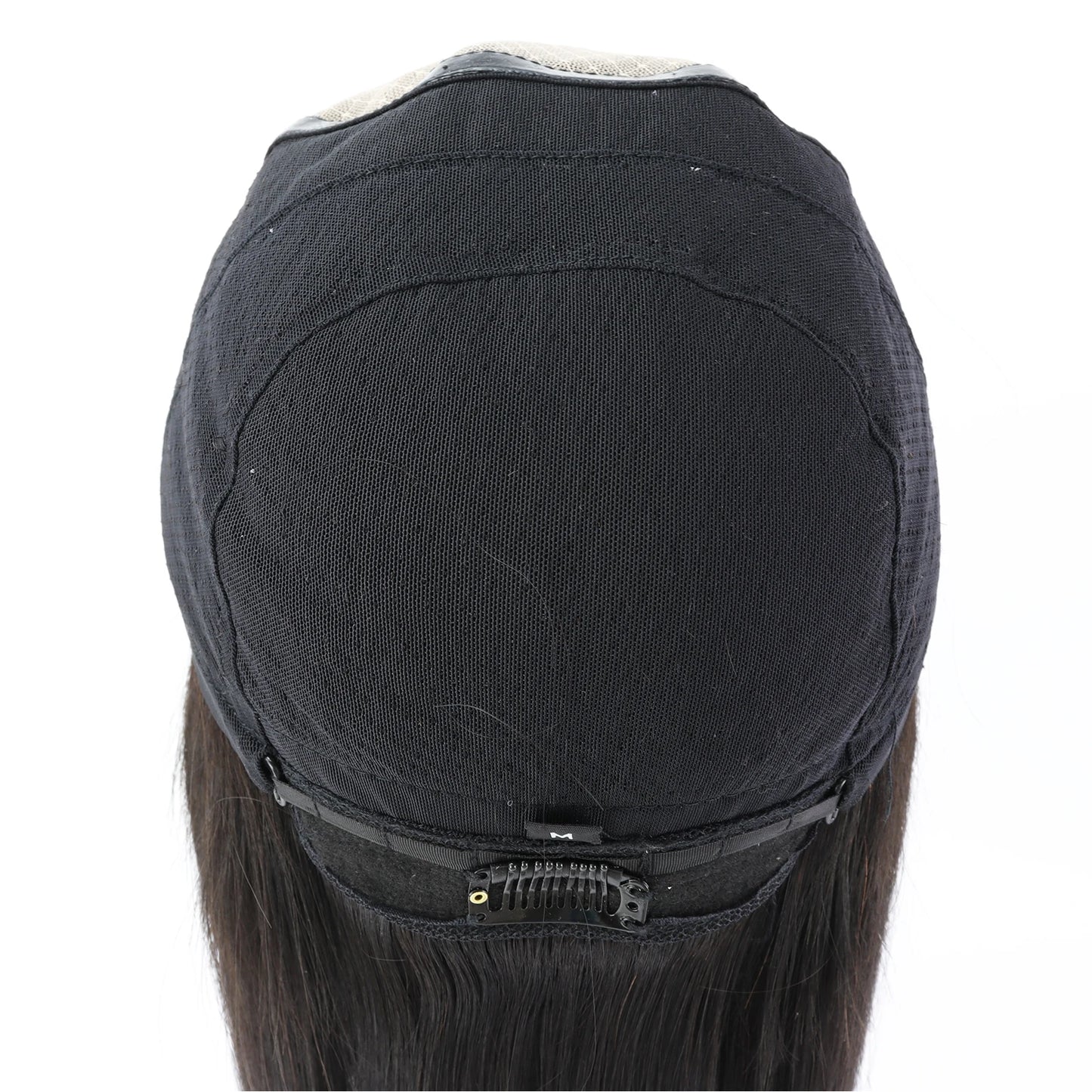 Real Virgin European Human Hair Wig with Bangs 6x6“ Silk Base Wig for Women 22” Bob Hair with PU Around Everyday Wear