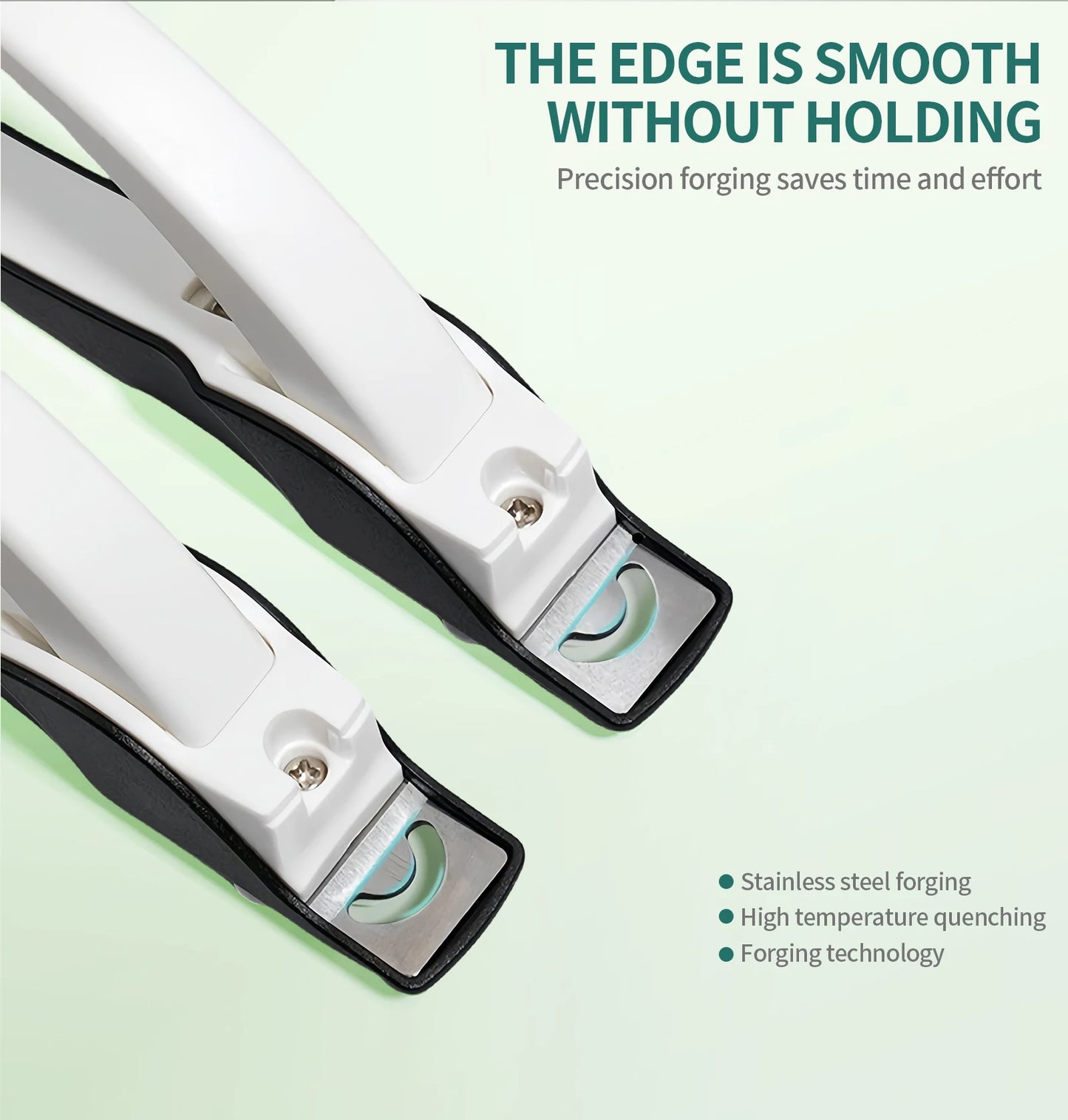 Nailpop Nail Clippers for Acrylic Nails Cutter False Nail Tips Clipper Stainless Steel Blade Manicure for Salon Home Nail Art