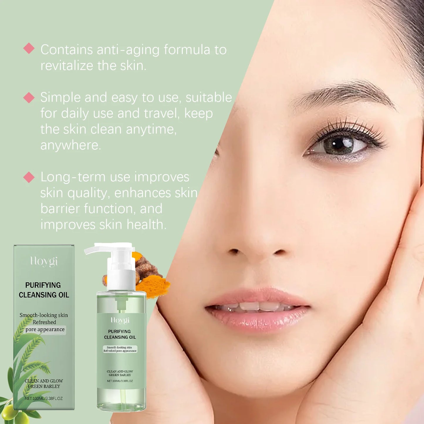 Makeup Removal Oil for Face Purifying Pores Shrinking Refreshing Non Irritating Cleansing Oil Remove Blackhead Soothing Skin Oil