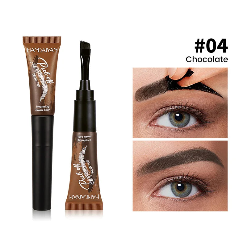 Eyebrow Dye 5-color Peel-off Waterproof  Long-lasting Dye Natural And Easy To Color Beginner-friendly Quick-drying Eyebrow Dye