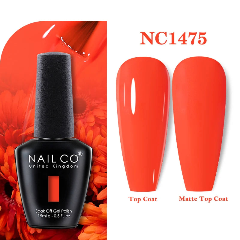 NAILCO 15ml Gel Polish Nail Art Vernis Semi Permanent UV Gel Polish For Manicure Design Hybrid Varnish Summer Nails Products