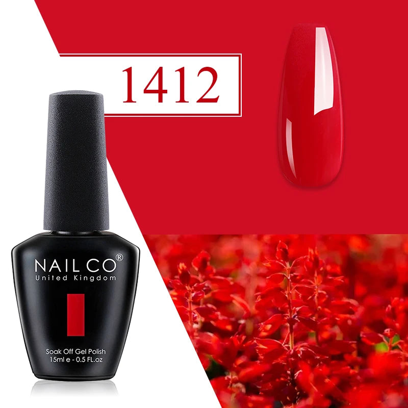 NAILCO 15ml TOP BASE Gel Polish Vernis Semi Permanent UV Varnish Nail Polish For Nails Art Gel Manicure Design Varnish Hybrid
