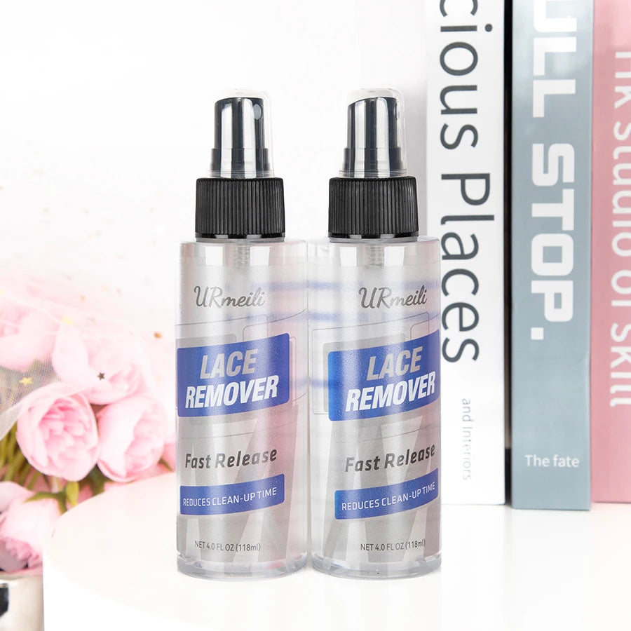 Hair Extensions & Adhesive Tape Remover Spray - Fast-Acting, Gentle, Non-Greasy Formula for Easy Cleaning