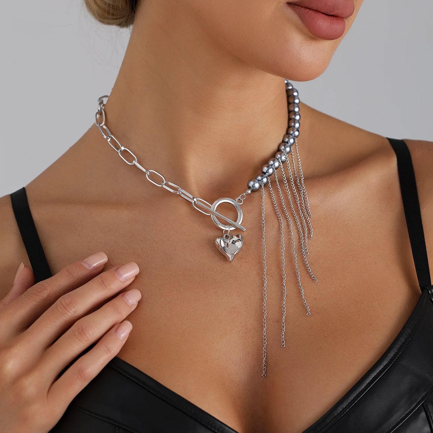 Geometric Multi Star Charm Necklace Women's Luxury Fashion Spicy Girl Style Jewelry Accessories