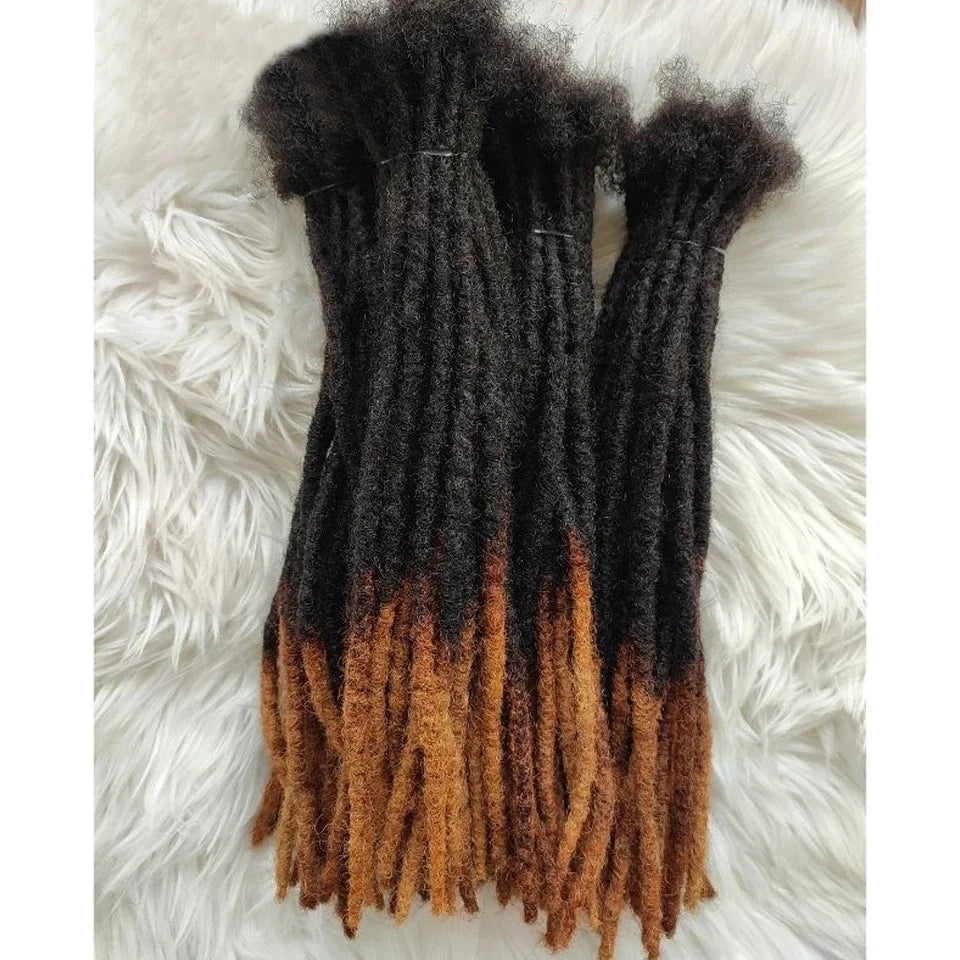 Kinky Straight Human Hair Dreadlocks Loc Extensions Wholesale Crochet Braids Peruvian Remy Hair Extensions 10 20 40 60 Strands
