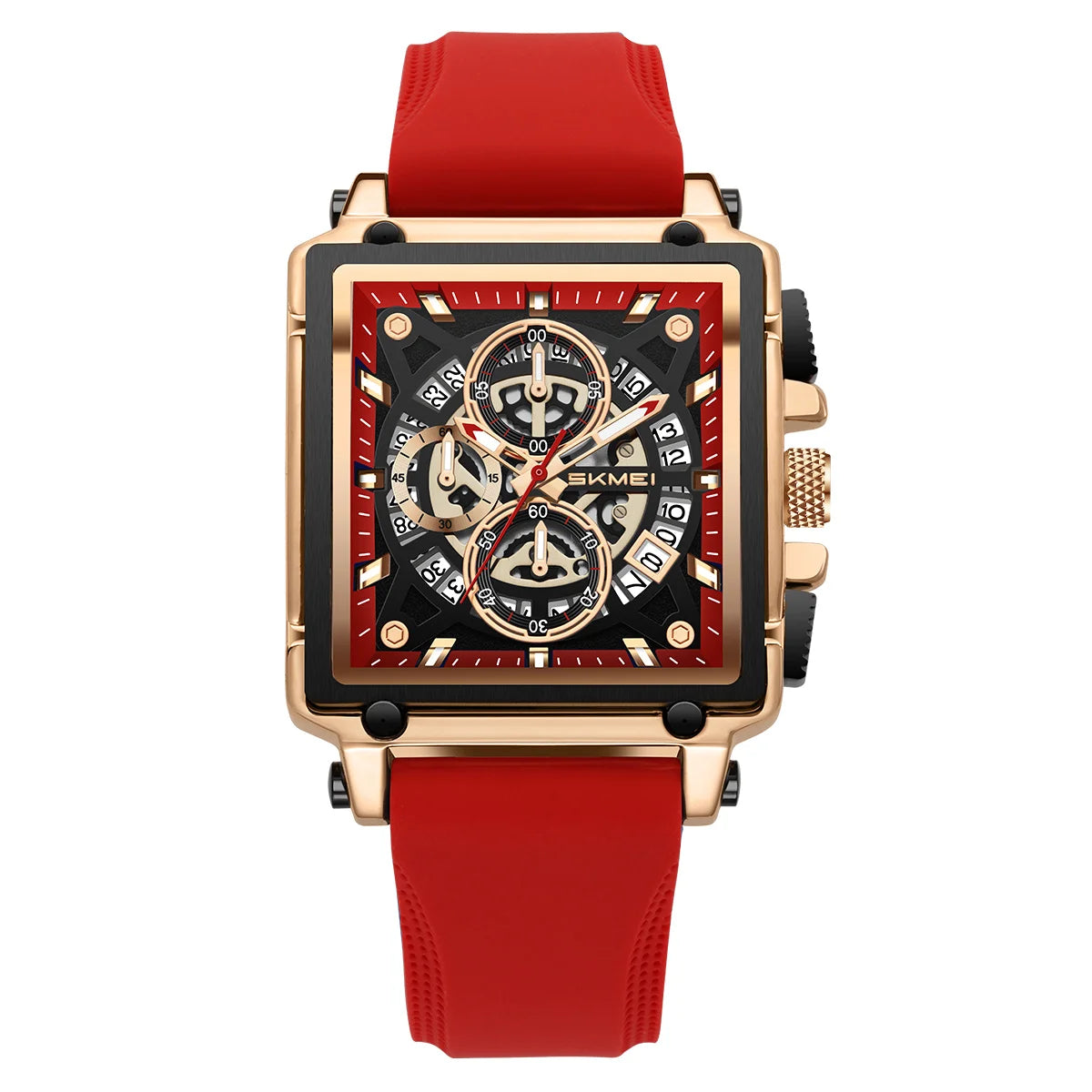 SKMEI Luxury Fashion Design Waterproof Time Clock Watches Male Fashion Cool Movement Quartz Watch For Men Women Date Wristwatch