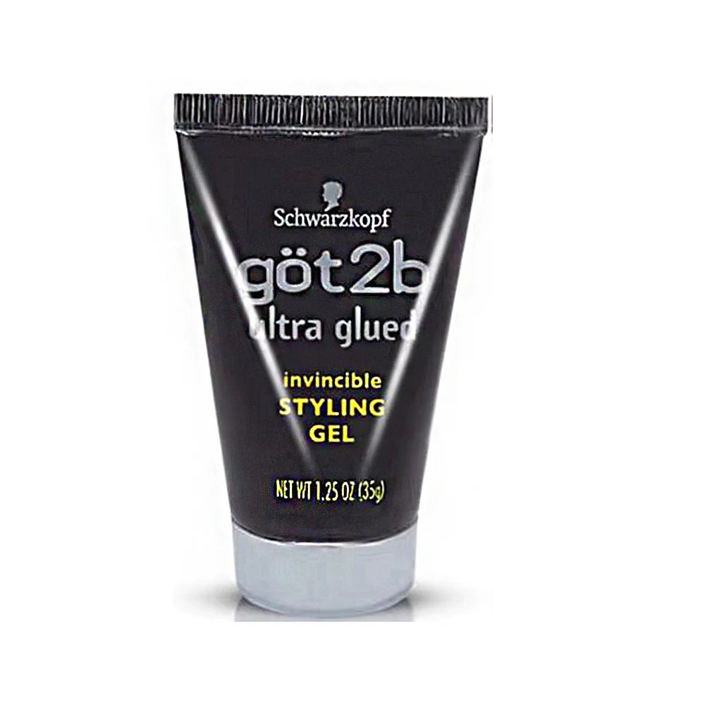 Got2b Glued Invincible Styling Hair Gel Got2b Ultra Glued Water Resistant Spike Grip Chunk Wig Accessories Strong Hold 1.25/6oz