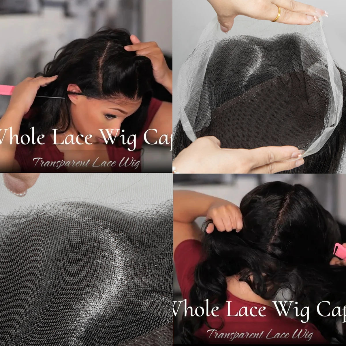 Real Full Lace Wig 250% Density - Straight Brazilian HD Lace Human Hair