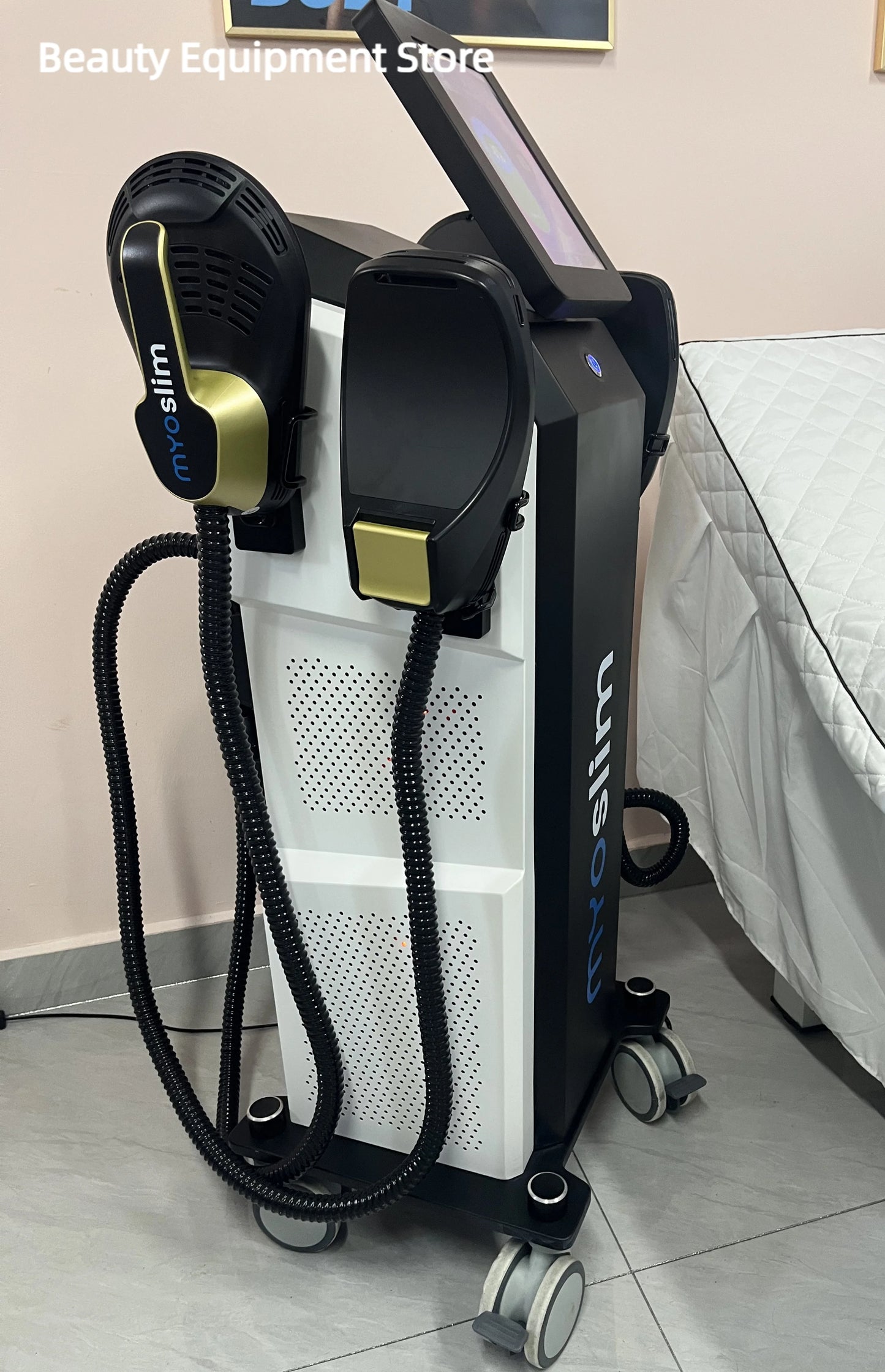 EMS Weight Loss Stimulating Muscle Slimming Fat Removal Muscle Fitness Sculpting MYOslim Machine 4 Handles Beauty Salon