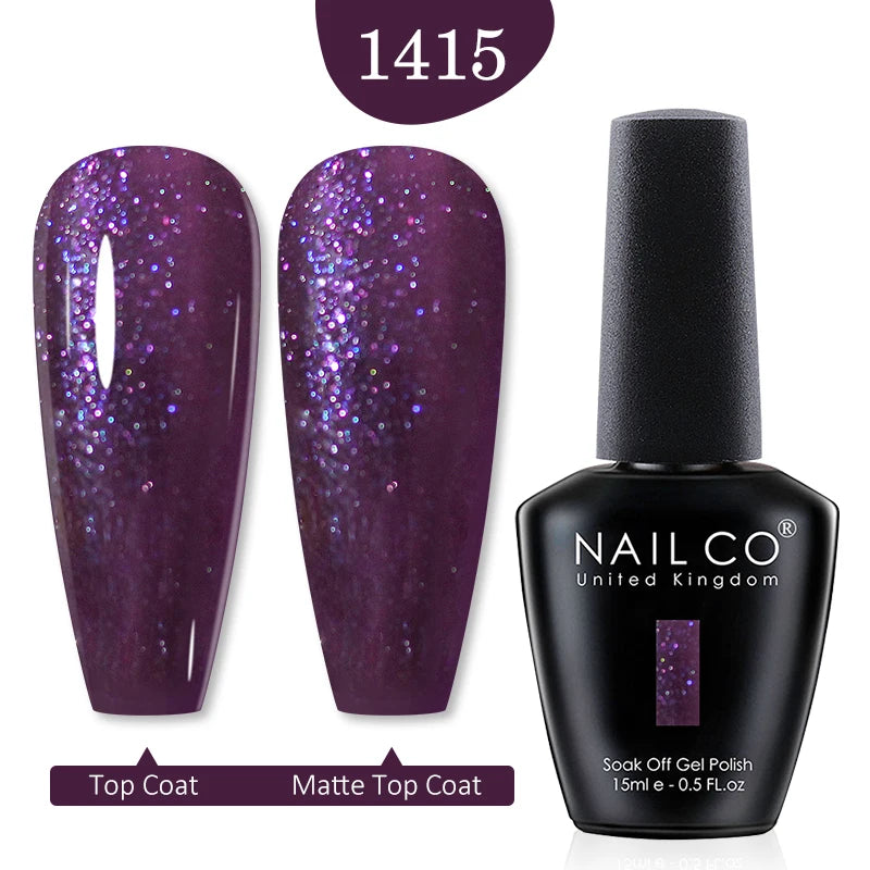 NAILCO Red Colors Series 15ML Nail Gel Polish Nail Supplies Semi Permanent For Nail  Art Manicure Soak Off LED UV Hybrid Varnish