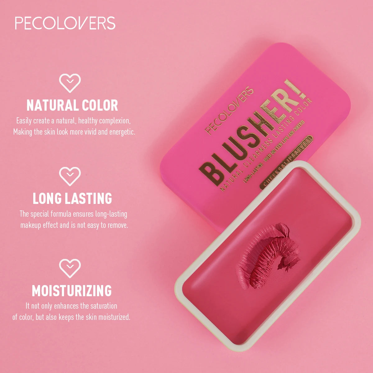 Push-pull Blush Face Coloring Blush Cosmetics Waterproof Blush Cream Long-lasting Waterproof Makeup Cheek Natural Blush Makeup