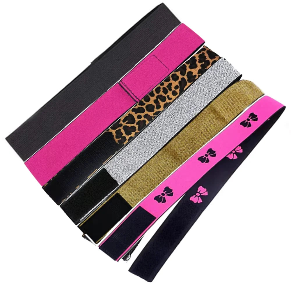 5pcs Elastic Bands for Wig,Adjustable Lace Front Wig Edge Melting Bands for Women,No Slip Magic Buckle Multicolor Christmas gift