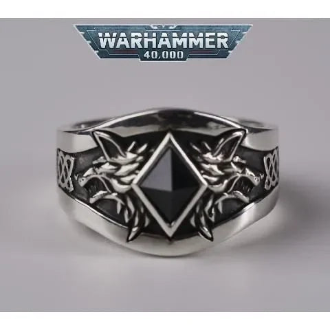 Ruth Ring Decorated with Punk Rings Around the Trend Game