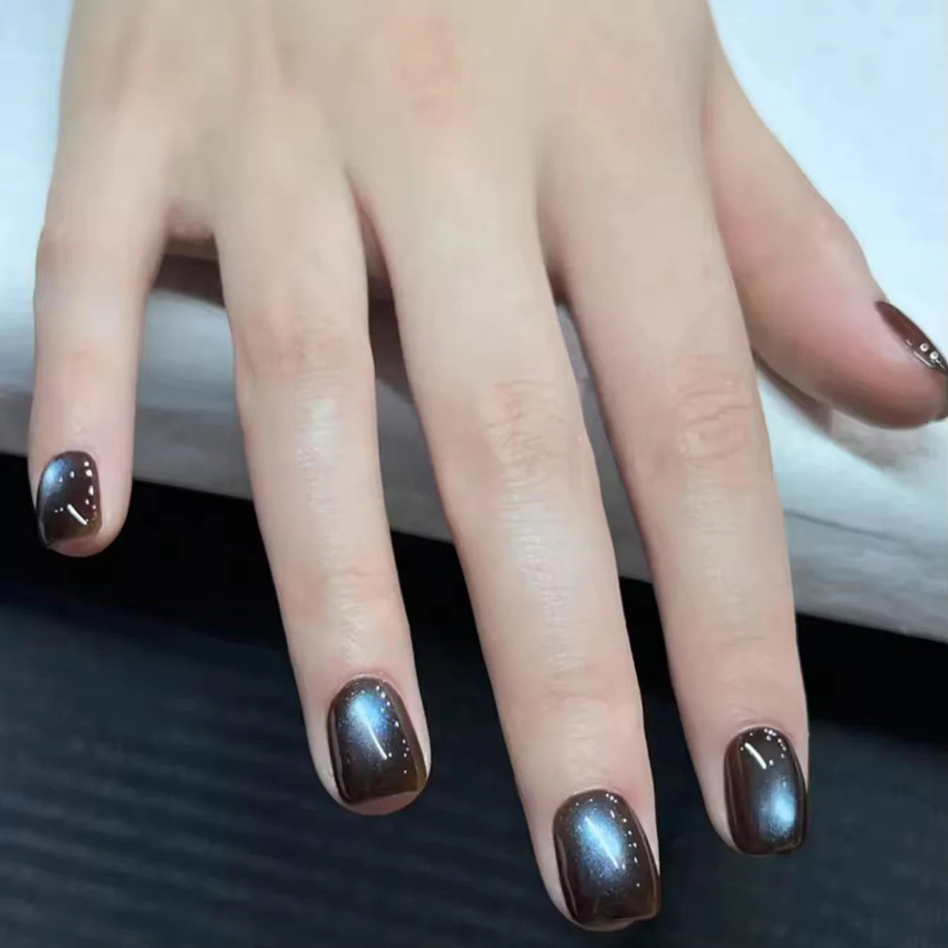 12ML 1-12PCS Autumn Nails Long Night Blue Light Magnet Cat Eye Gel Nail Polish 2025 New Black Nails Nail Supplies Nail Art