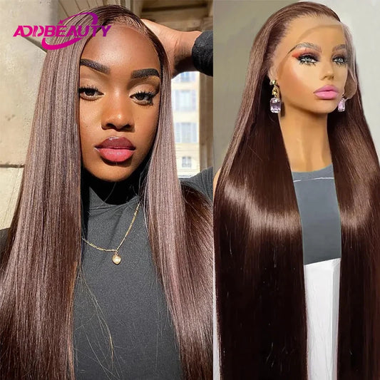 New Human Hair Wigs for Women 13x4 HD Lace Front Wigs Human Hair Straight Brazilian Human Hair Wigs Pre-Plucked Hairline 150%