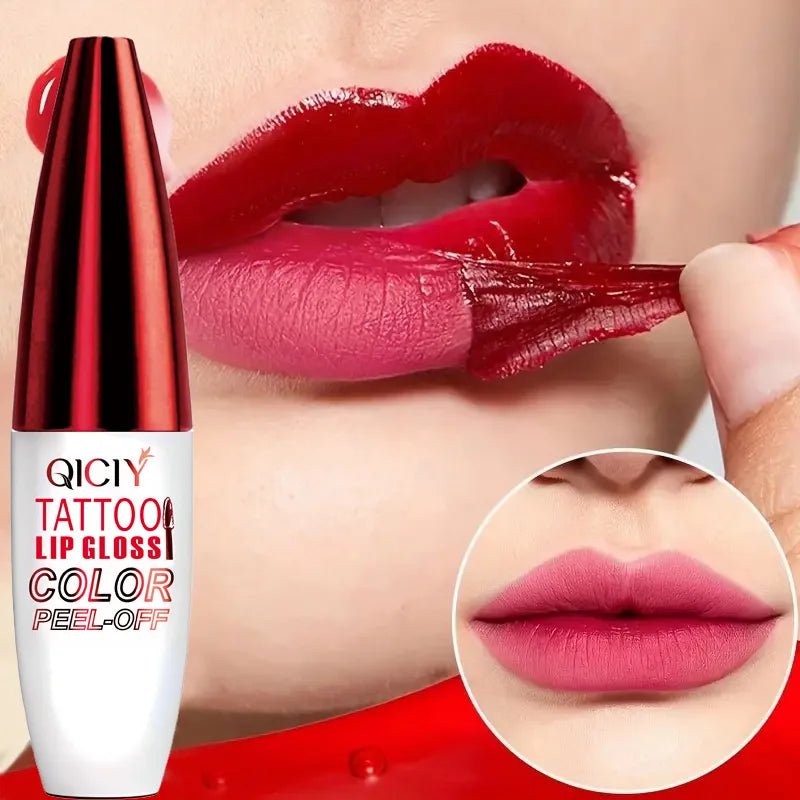 Tear Lip Gloss 4 colors easy to apply lipstick, moisturizing and long-lasting anti-sweat non-sticky cup tearing lipstick