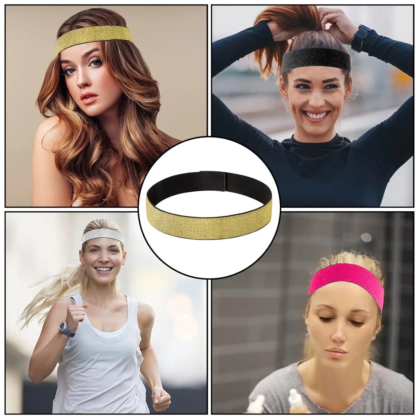 5pcs Elastic Bands for Wig,Adjustable Lace Front Wig Edge Melting Bands for Women,No Slip Magic Buckle Multicolor Christmas gift