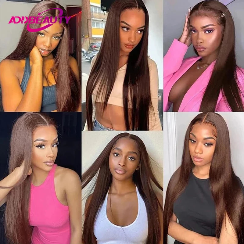 New Human Hair Wigs for Women 13x4 HD Lace Front Wigs Human Hair Straight Brazilian Human Hair Wigs Pre-Plucked Hairline 150%