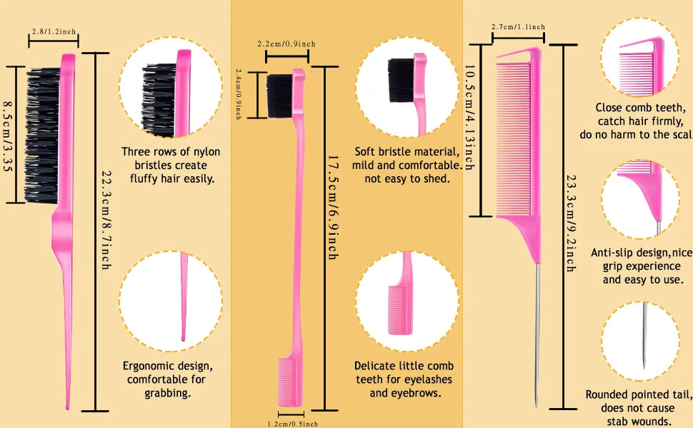 Edge Control Wax & Braid Mousse Set Twist Locs Braid Foam Styling Gel for Black Hair Braids Edge Smoother Rosemary Growth Oil