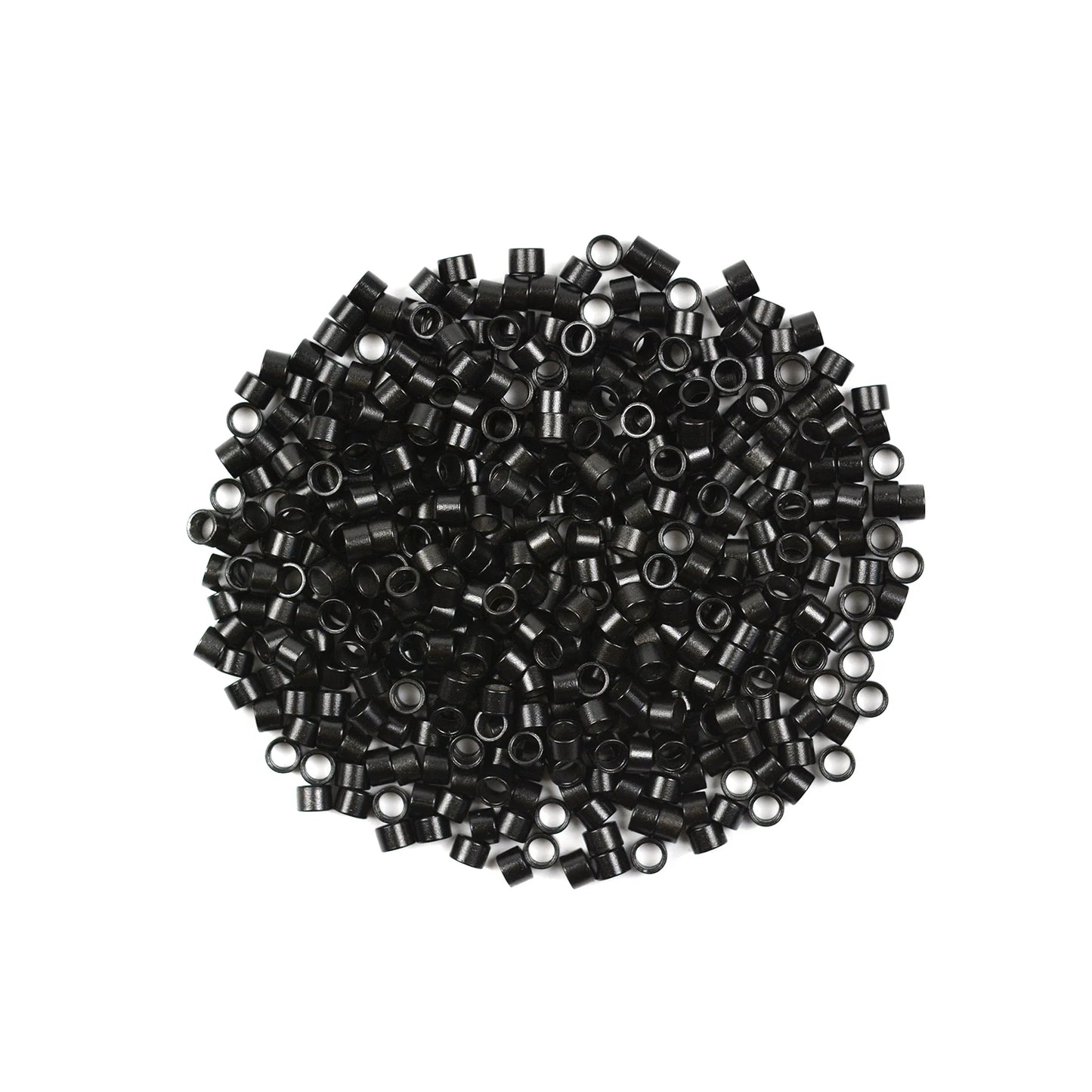 500 Pcs Hair Extension Beads 4.0X2.8X2.8mm 7 Colors Micro Rings/Links/Beads Without Silicone Hair Extensions Tools