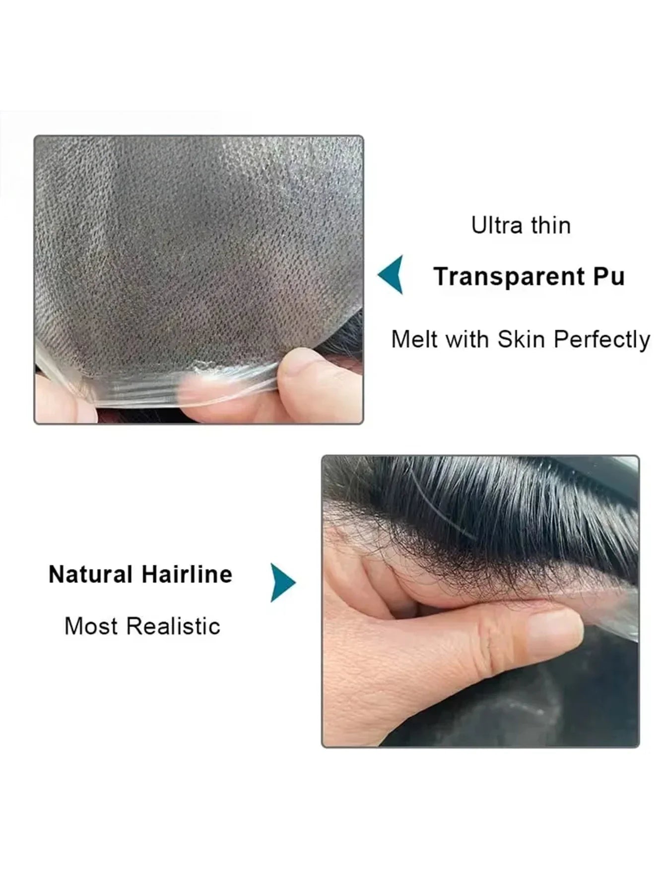 Toupee For Men Ultra-Thin Skin Microskin Male Hair Prosthesis Premier Toupee for Men Men's Wig 100% Natural Human Hair