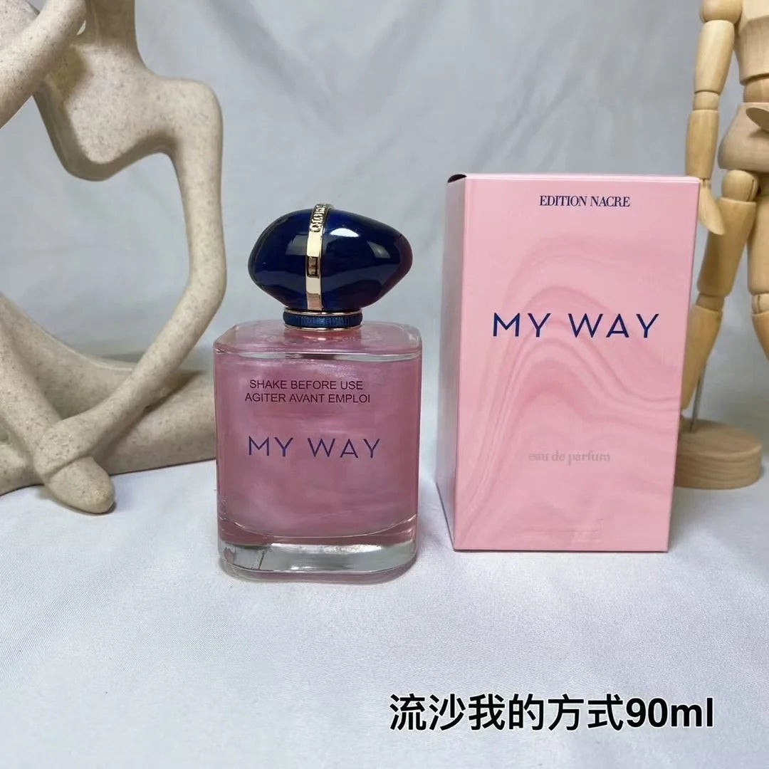 90ML Luxurious Brand Perfume My Way for Women – Hot Long Lasting Flying Sand Fragrance, Ideal Eau De Parfum for Romantic Dating