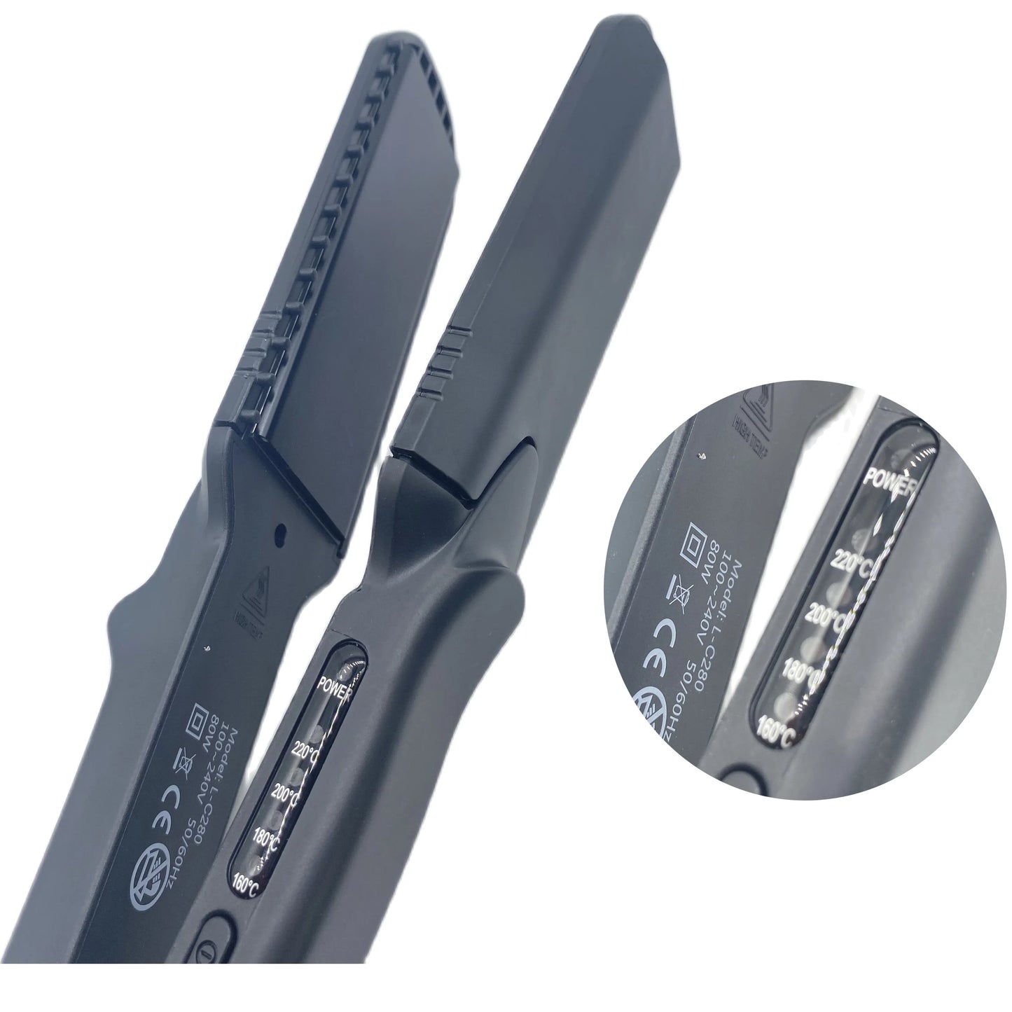 Hair Straightener Flat Iron 4-in-1 Interchangeable Plates Fast  Electric Ceramic Hair  Wave Hair Styling