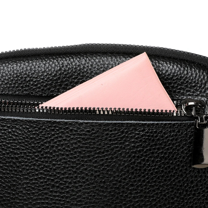 100% Cowhide New Luxury Small Handbags Brand Designer Genuine Women Crossbody Shoulder Bags Fashion Leisure Ladies Traveling Bag