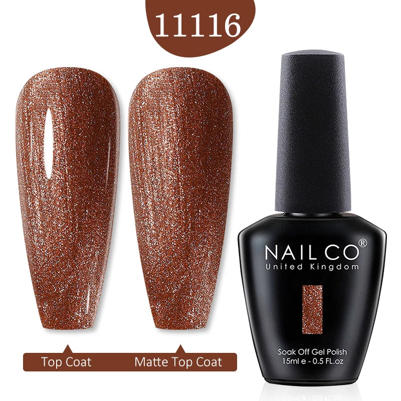 NAILCO Red Colors Series 15ML Nail Gel Polish Nail Supplies Semi Permanent For Nail  Art Manicure Soak Off LED UV Hybrid Varnish