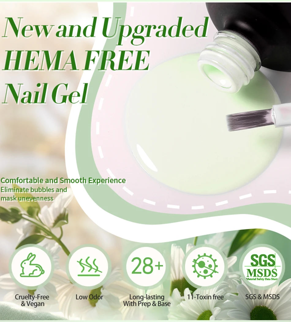 BORN PRETTY PRO 15ml Odorless Soak Off Gel Color Long Lasting Gel Polish Private Label Uv Nail Gel Polish