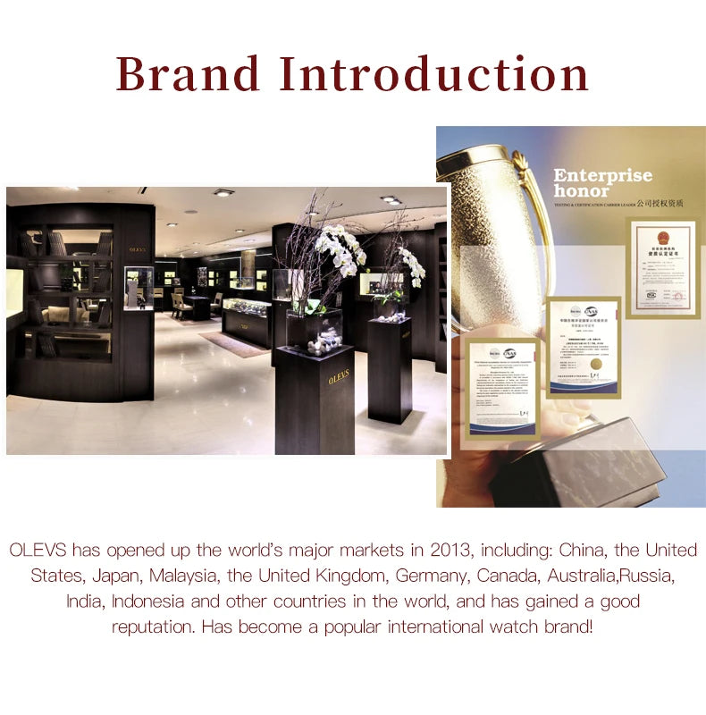 OLEVS 9971 Diamond Fishbone Women  Watch Luxury Brand Quartz Watch Elegant Bracelet Set Gift Box Waterproof HD Dial Women Watch