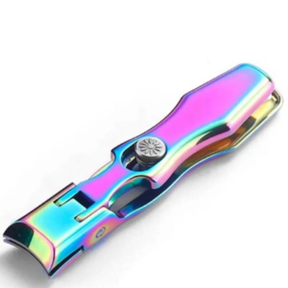 Nail Clippers Stainless Steel Wide Jaw Opening Manicure Fingernail Cutter Thick Hard Ingrown Anti Splash Toenail Scissors tools