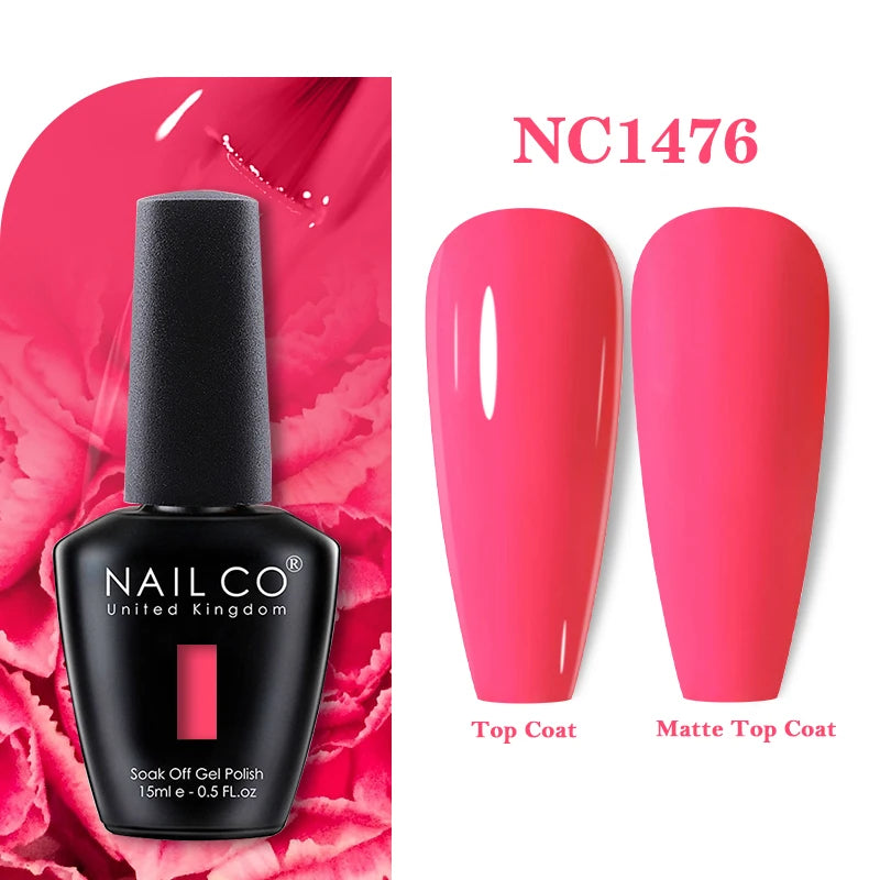 NAILCO 15ml Gel Polish Nail Art Vernis Semi Permanent UV Gel Polish For Manicure Design Hybrid Varnish Summer Nails Products
