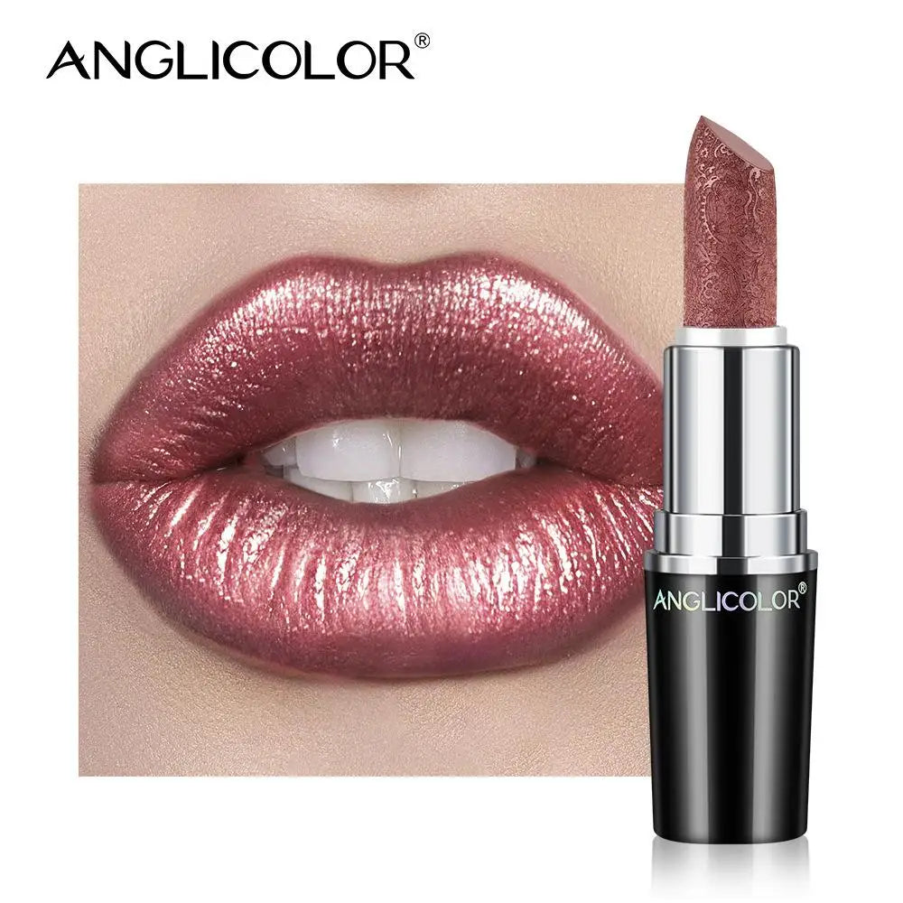 Makeup Non-sticky Non-fading Lipstick Pearlescent Long-lasting Moisturizing Fine Glitter Lip Gloss Hydrating Waterproof Lips Hot
